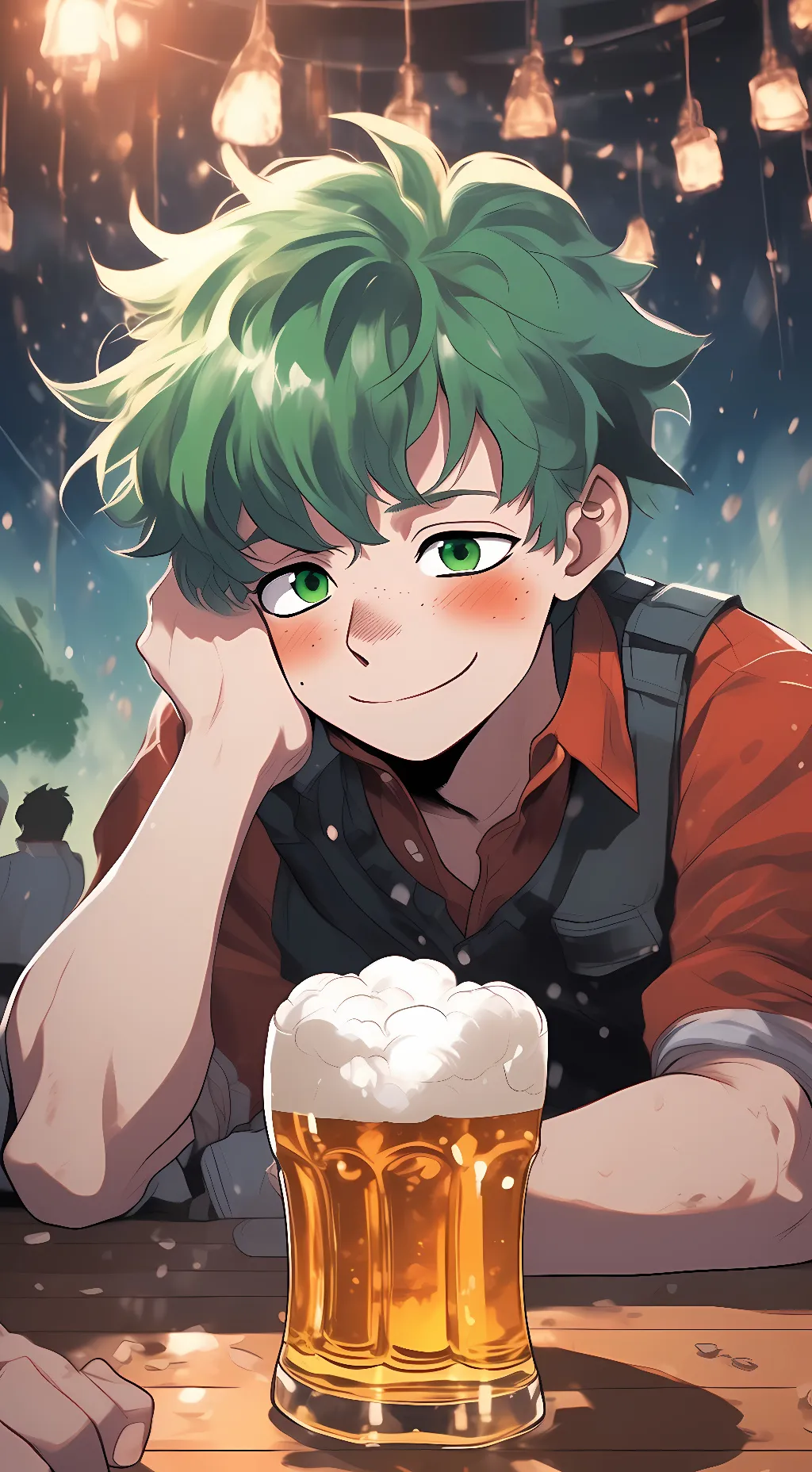 ai character: Deku (Izuku) background