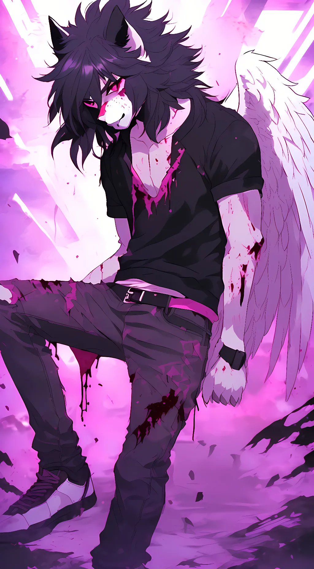 ai character: Jonh .A background