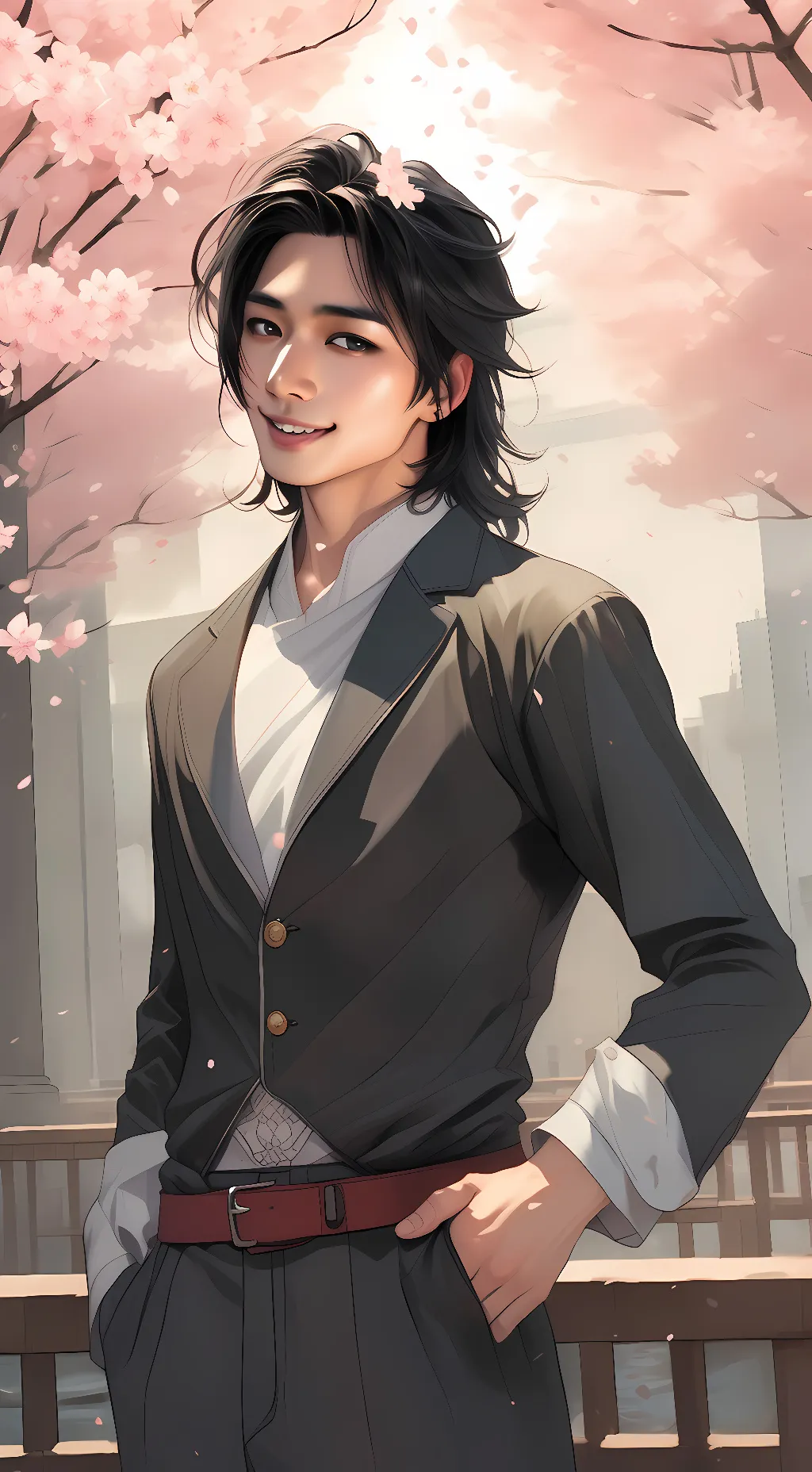 ai character: hwang hyunjin  background