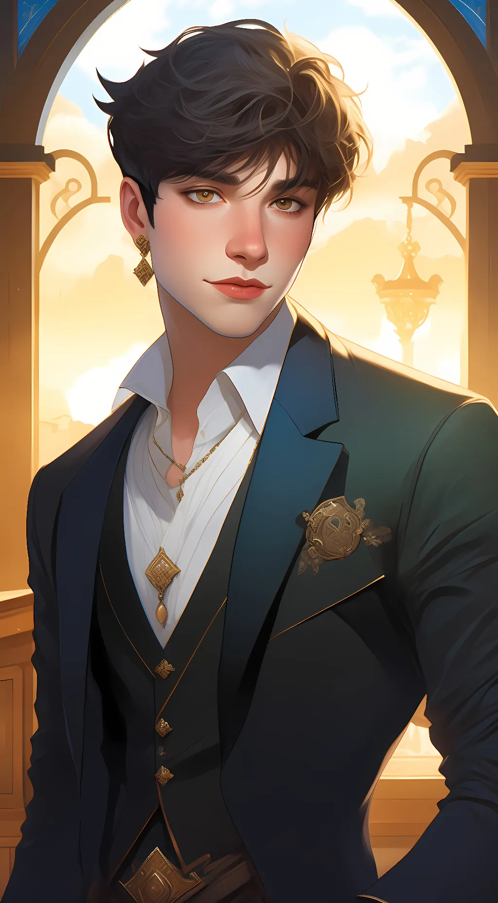 ai character: Edward  background