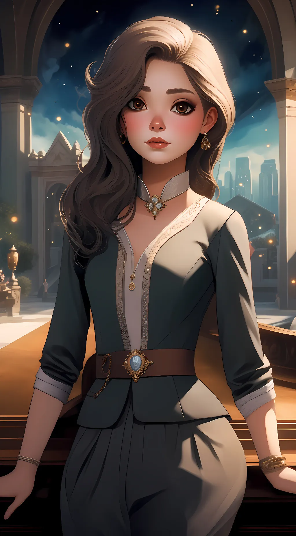 ai character: Jade background
