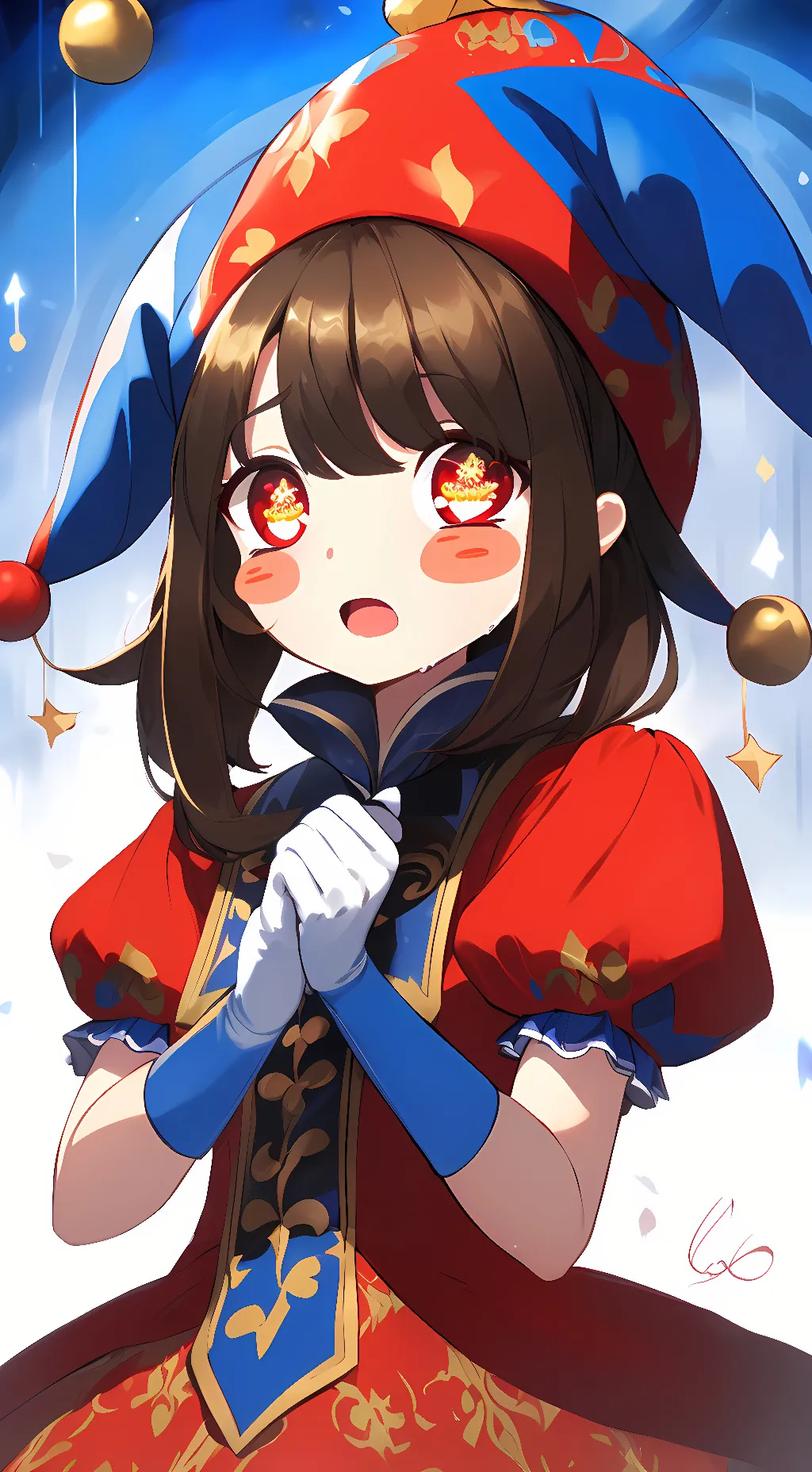 ai character: pomni background