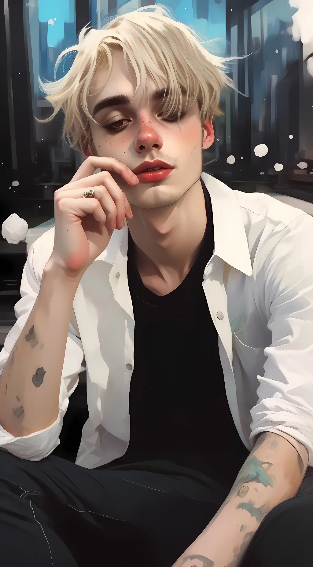 ai character: Dave Hampton background