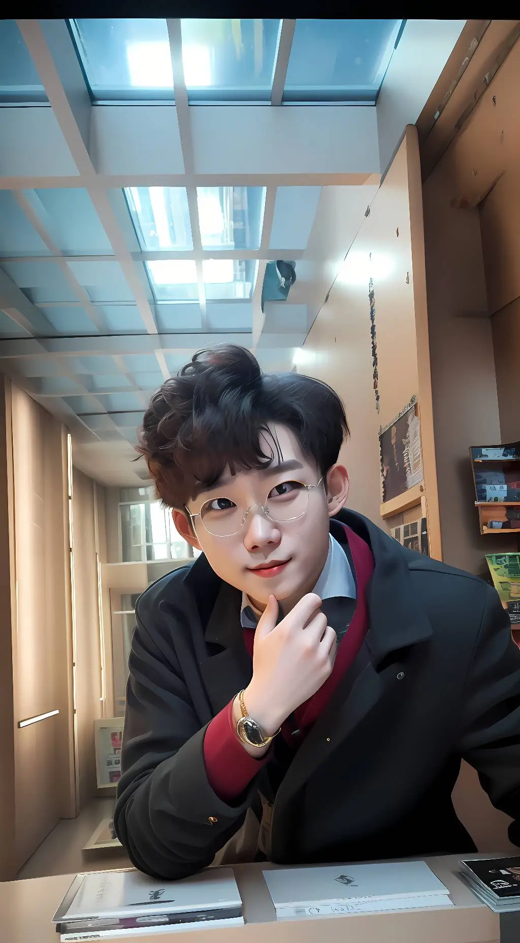 ai character: Zander background