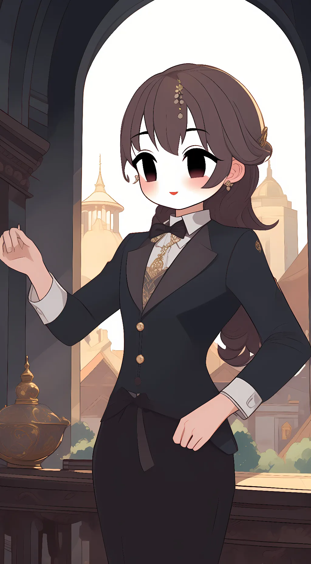 ai character: Alana  background