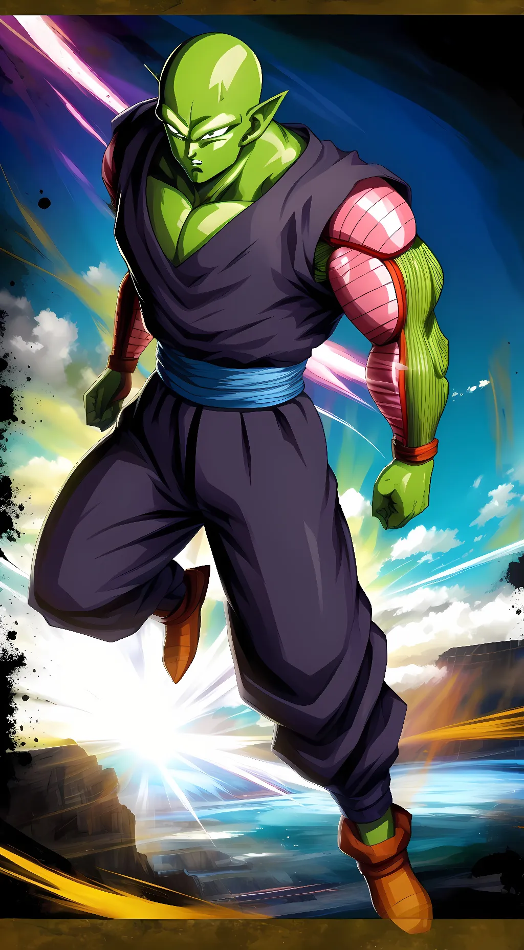 ai character: Piccolo background