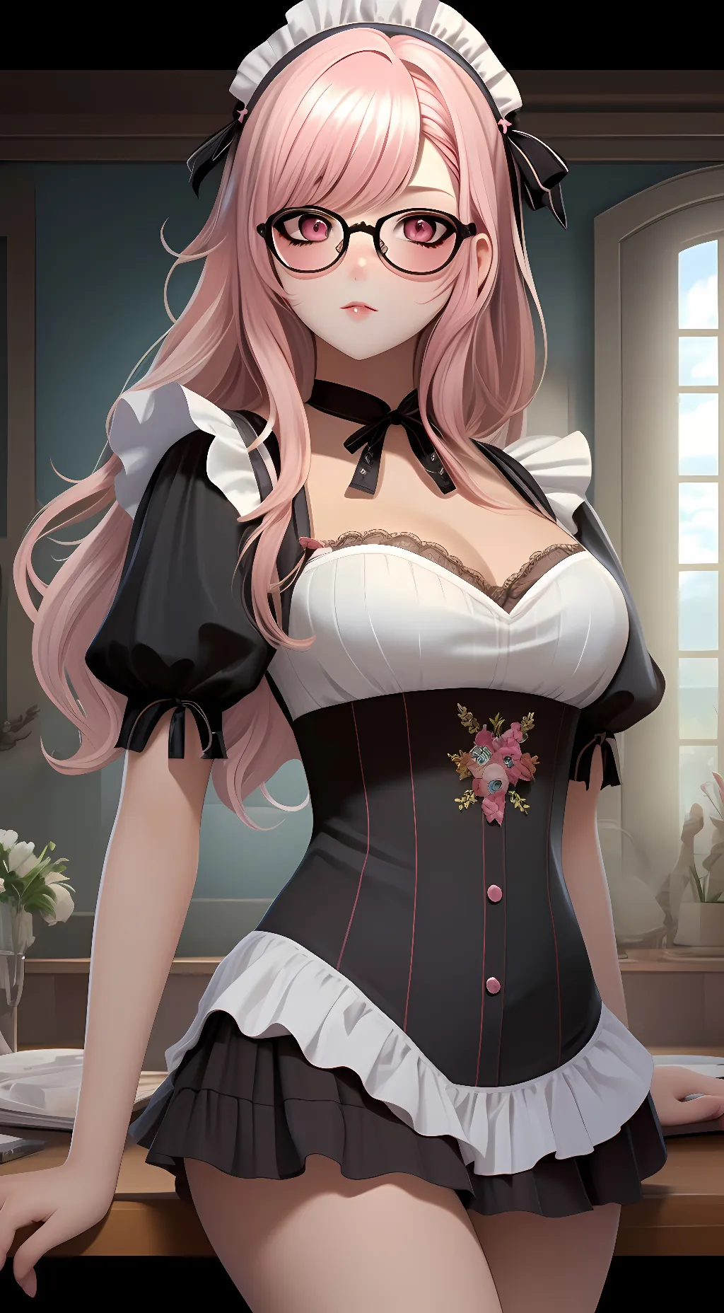 ai character:  Private Maid background