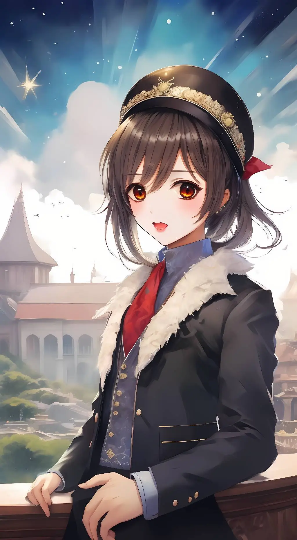 ai character: Miki Shiloh  background