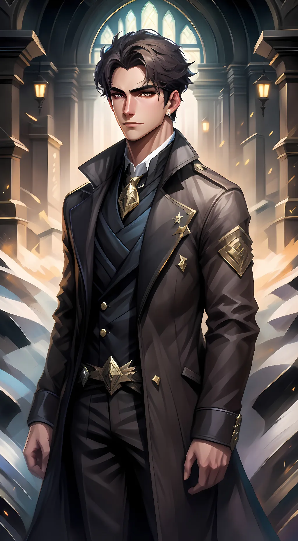 ai character: Silva background