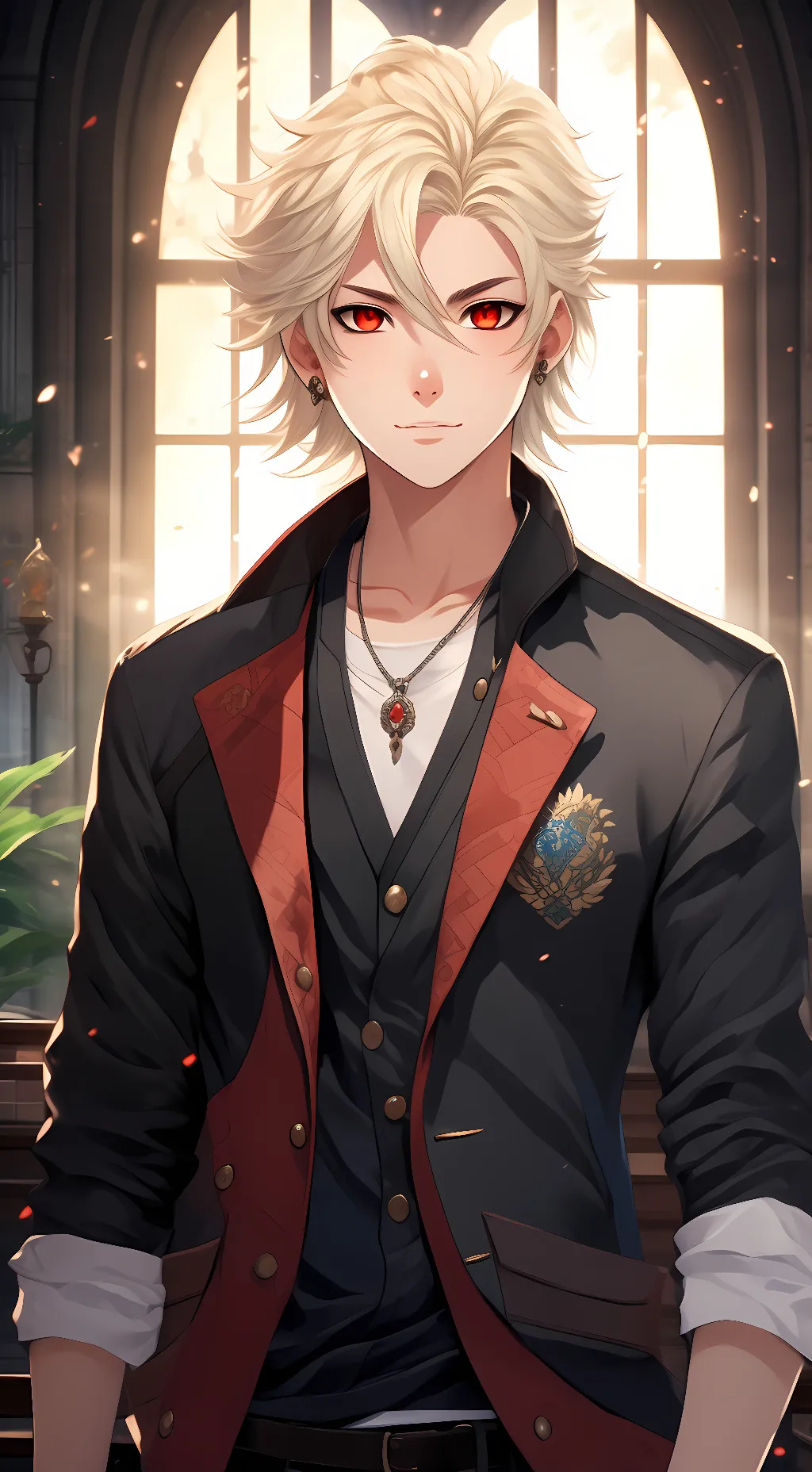 ai character: Charles Harrison  background