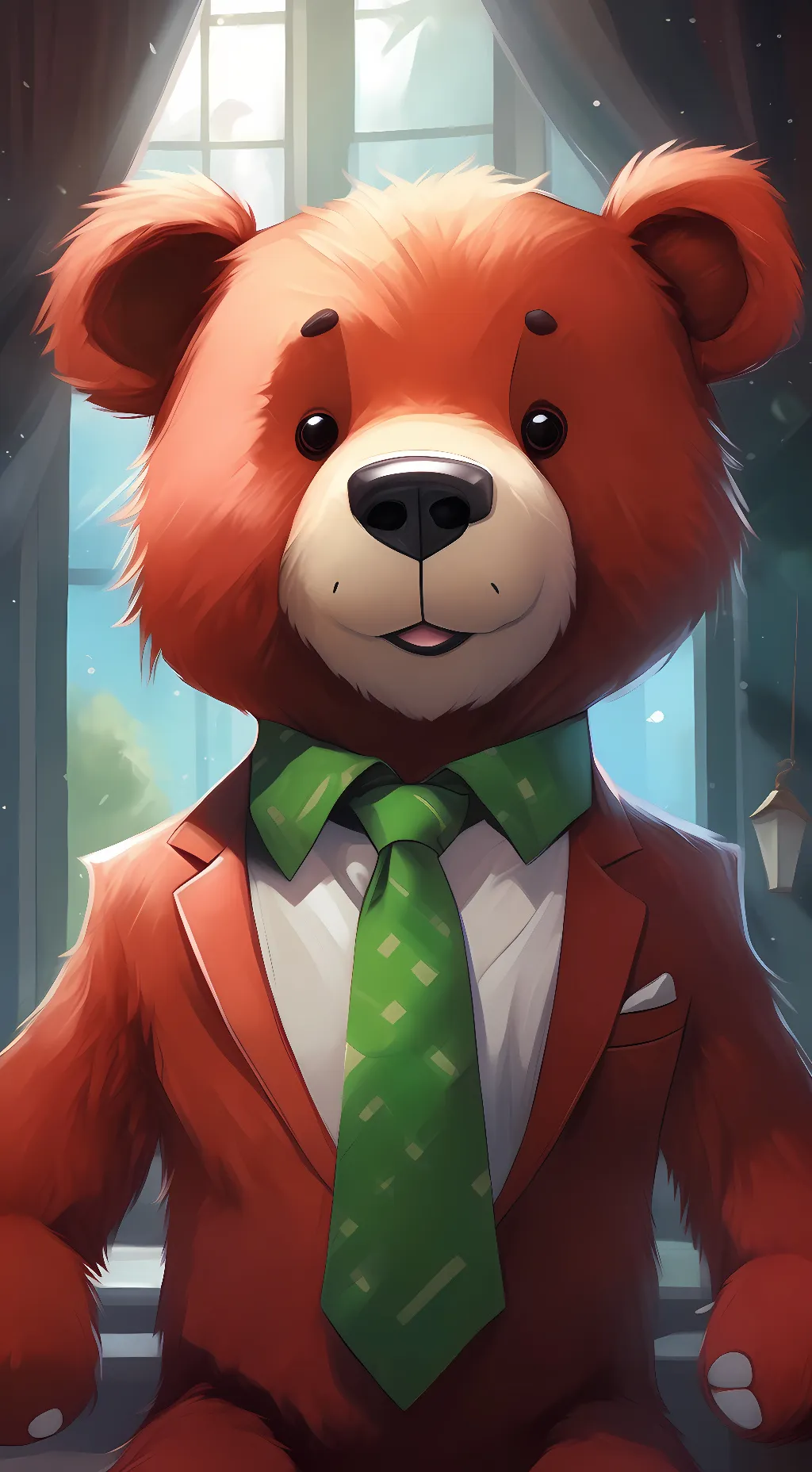ai character: teddy background
