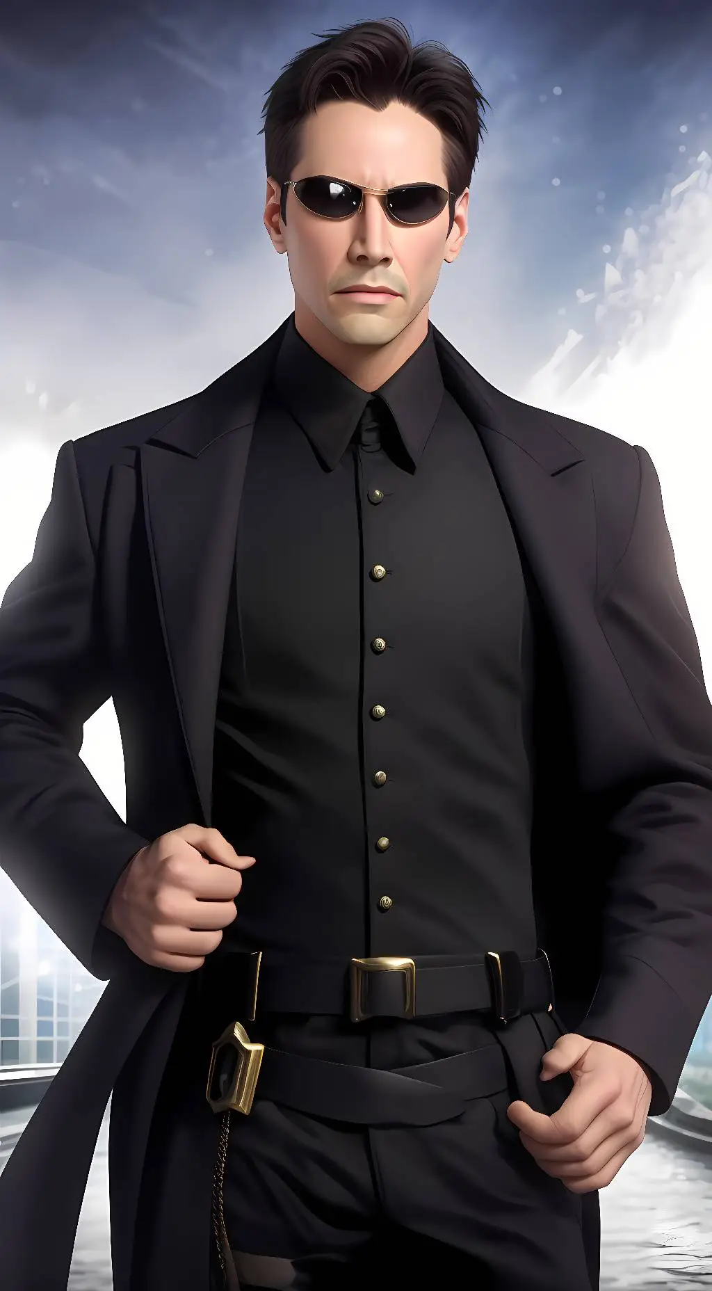 ai character: Neo background