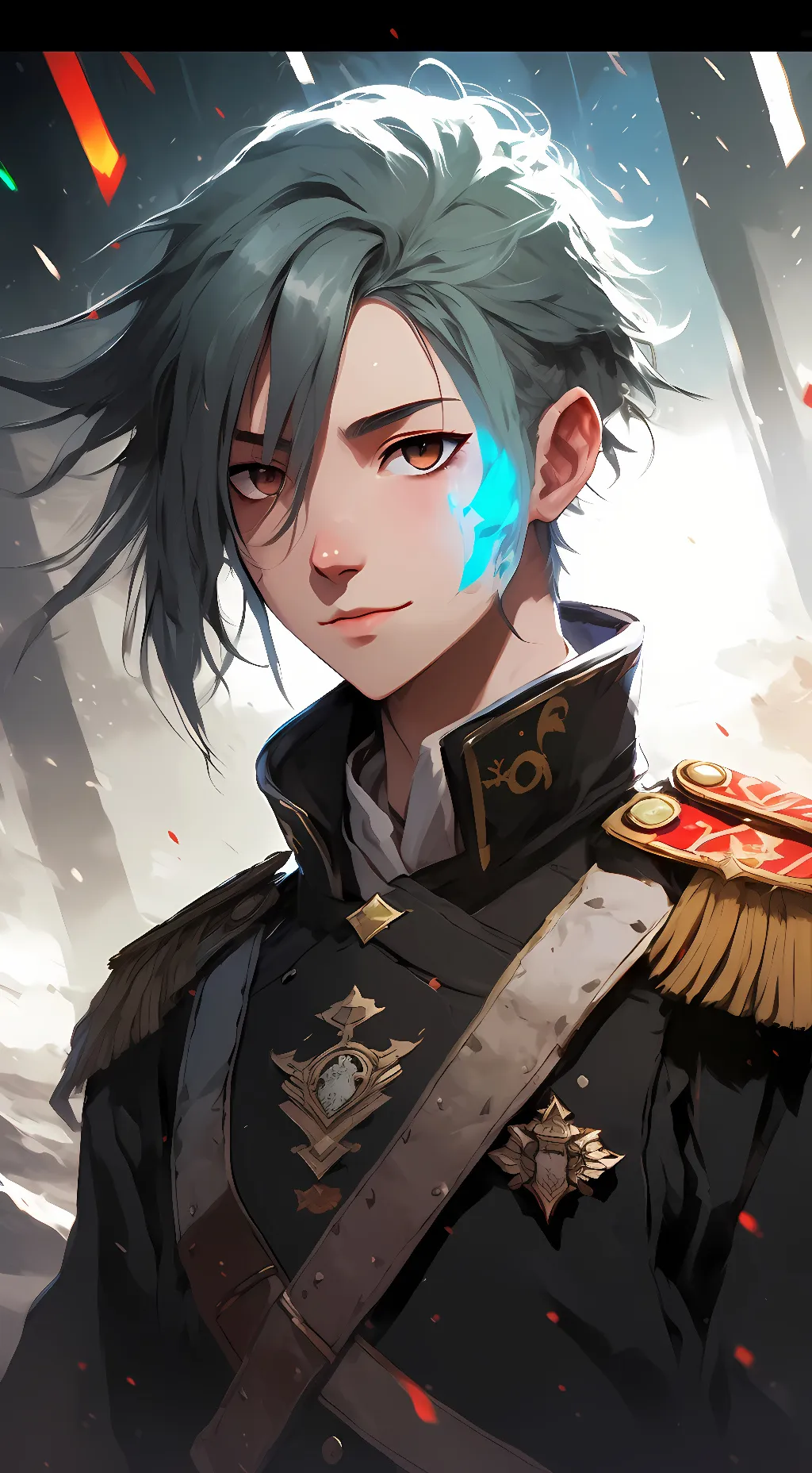 ai character: Glitch  background