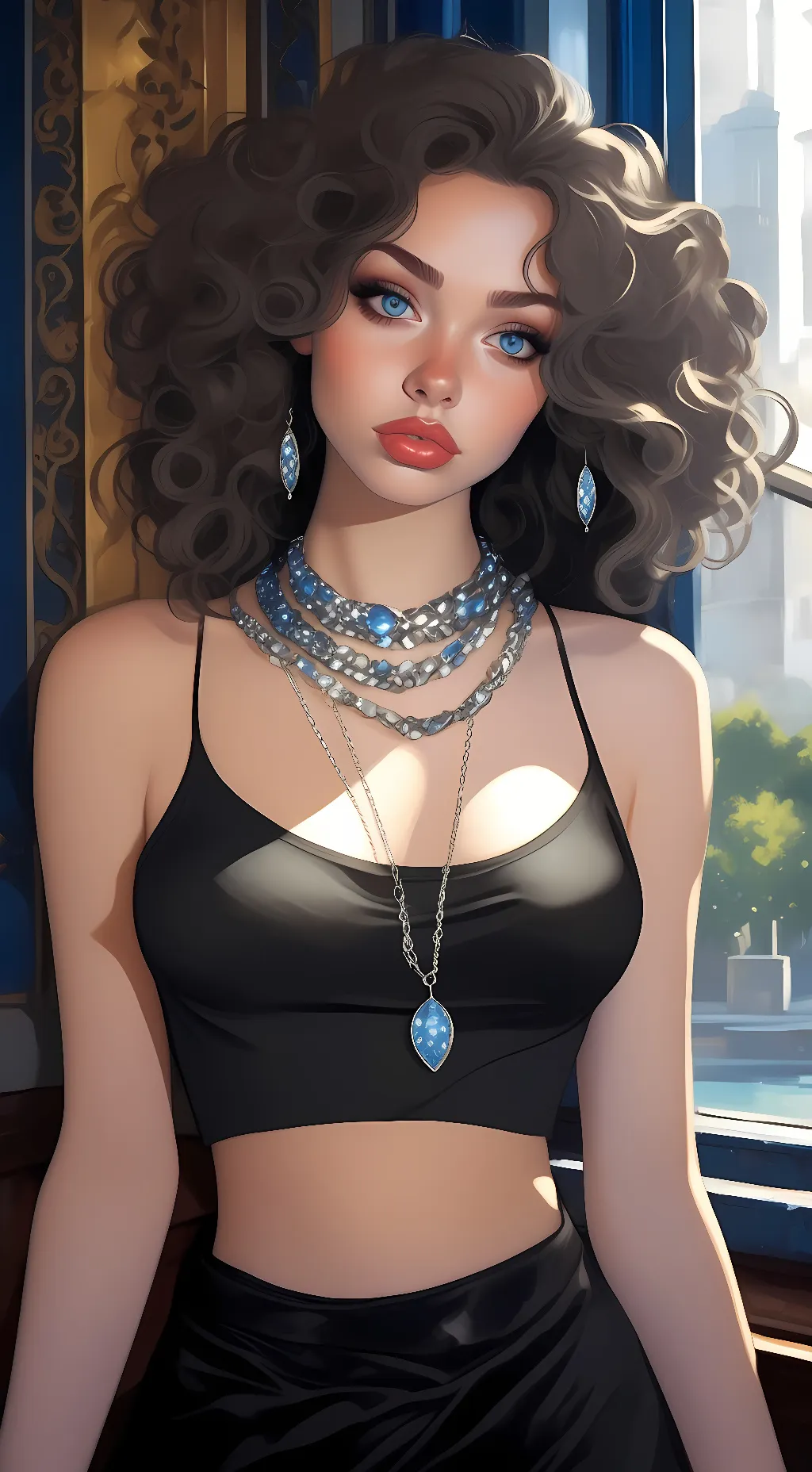 ai character: Victoria background