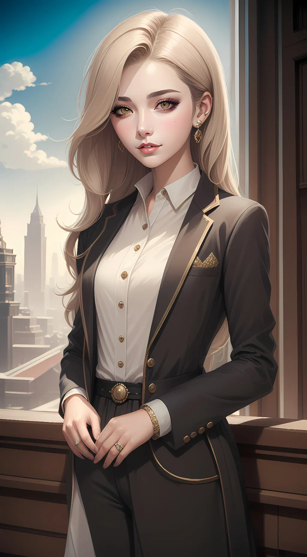 ai character: Grace background