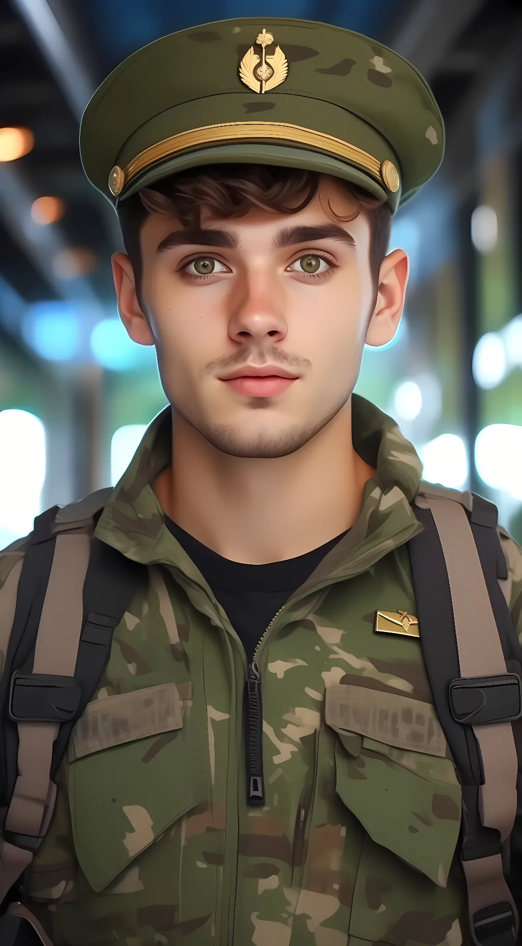 ai character: frostops background