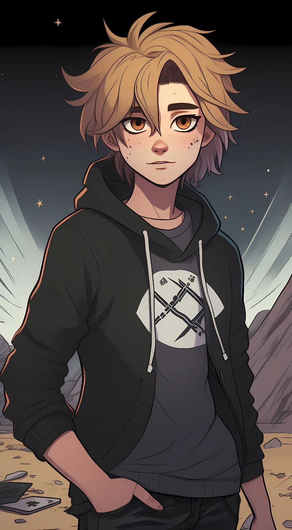 ai character: Victor Sulfate  background