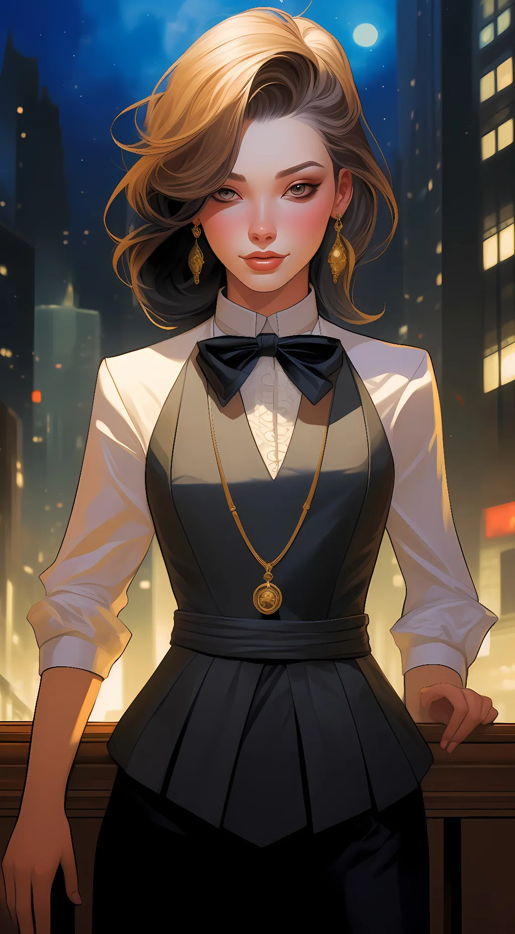 ai character: Addison background