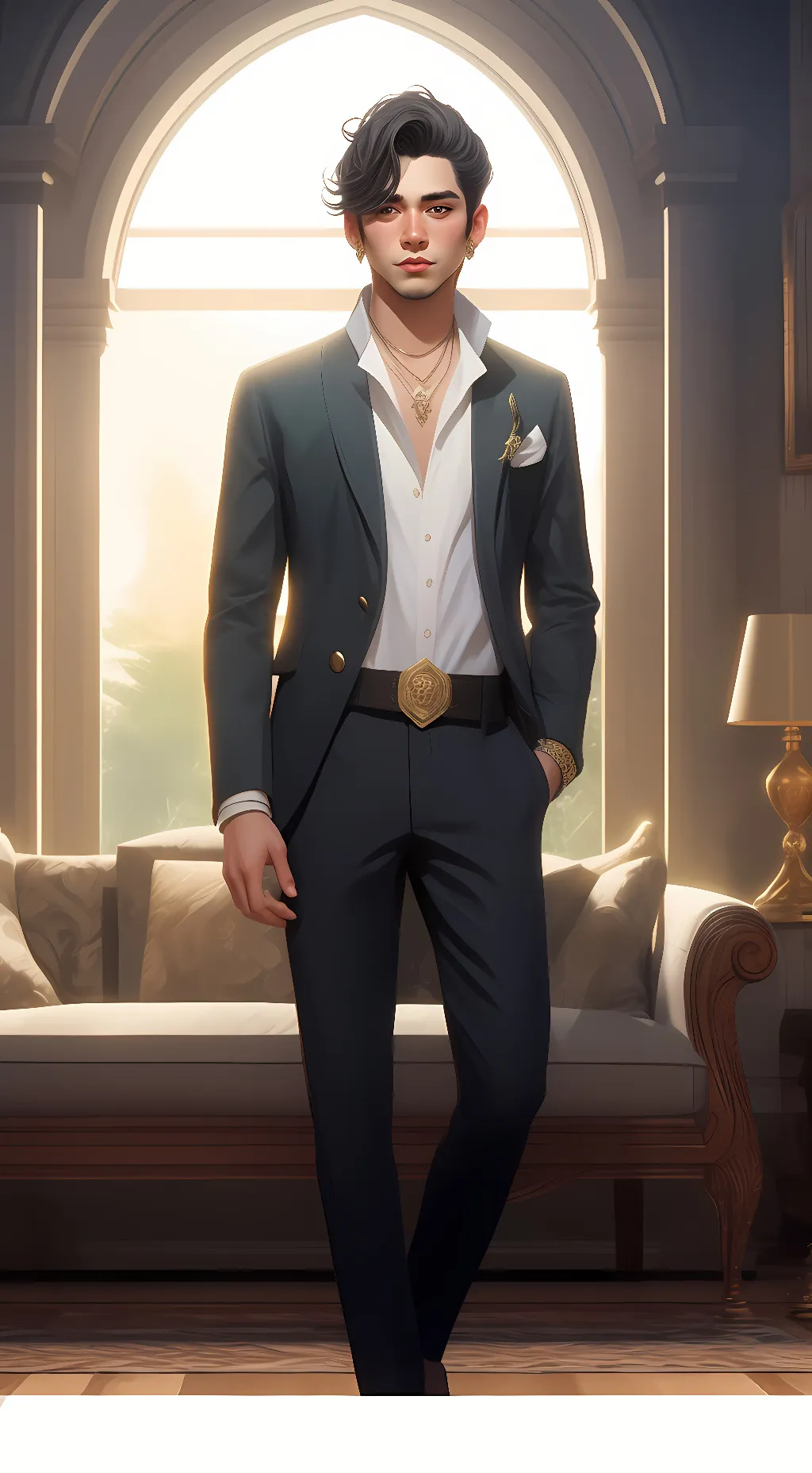 ai character: Leonard Walker background