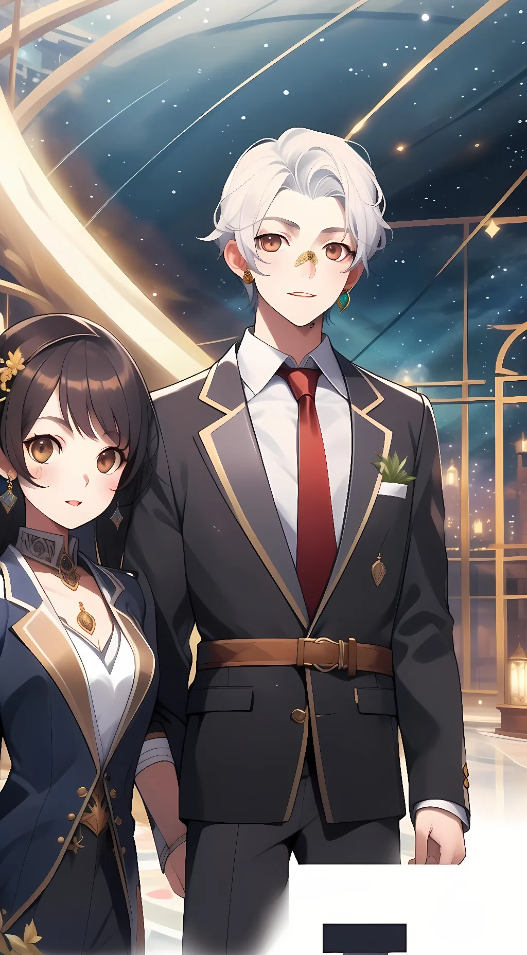 ai character: Blake and Kayla background