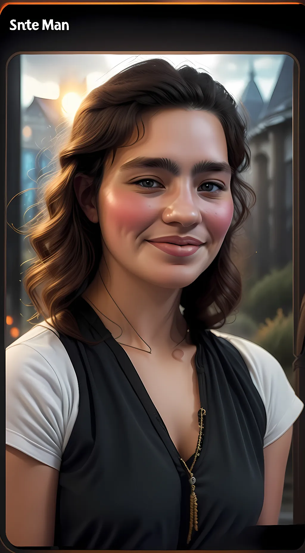 ai character: Camellia  background