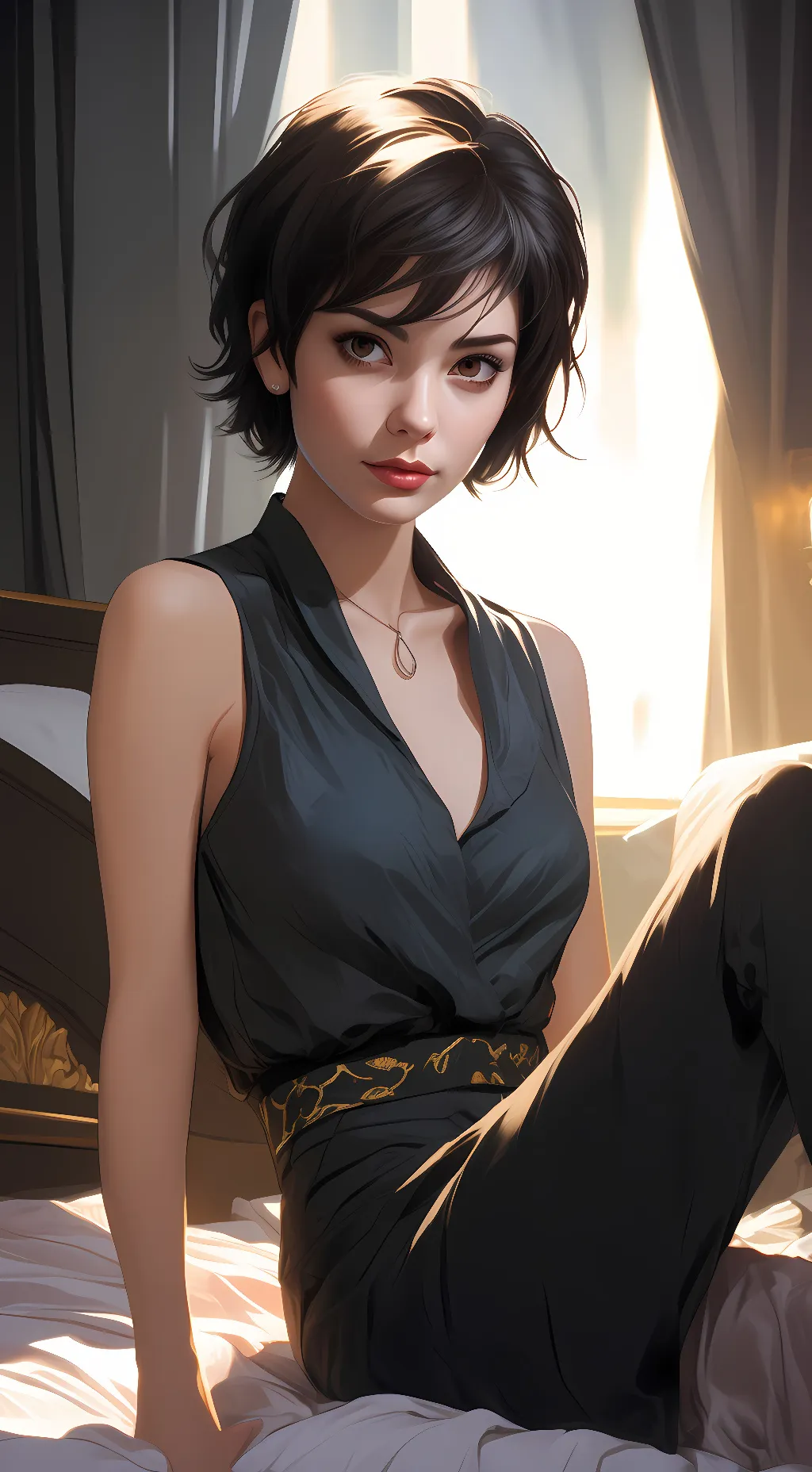 ai character: Audry Melway background