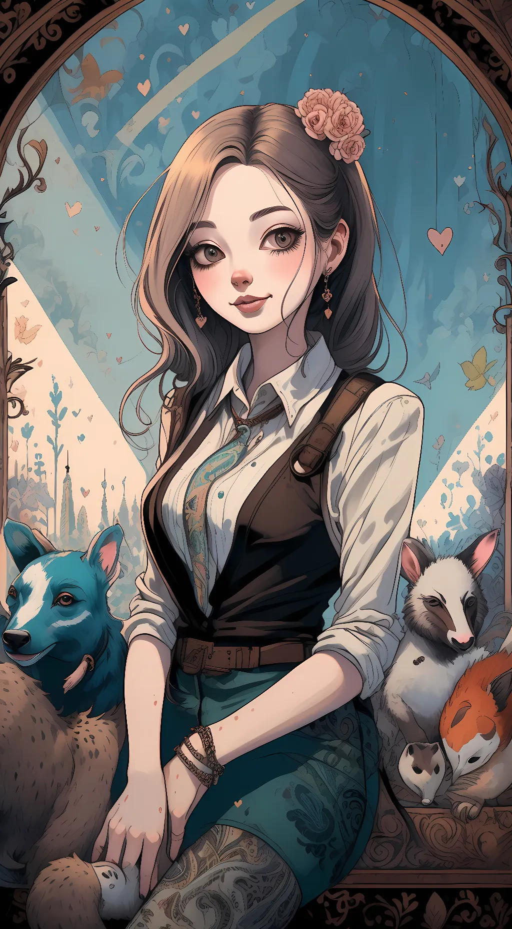 ai character: Paisley chance background