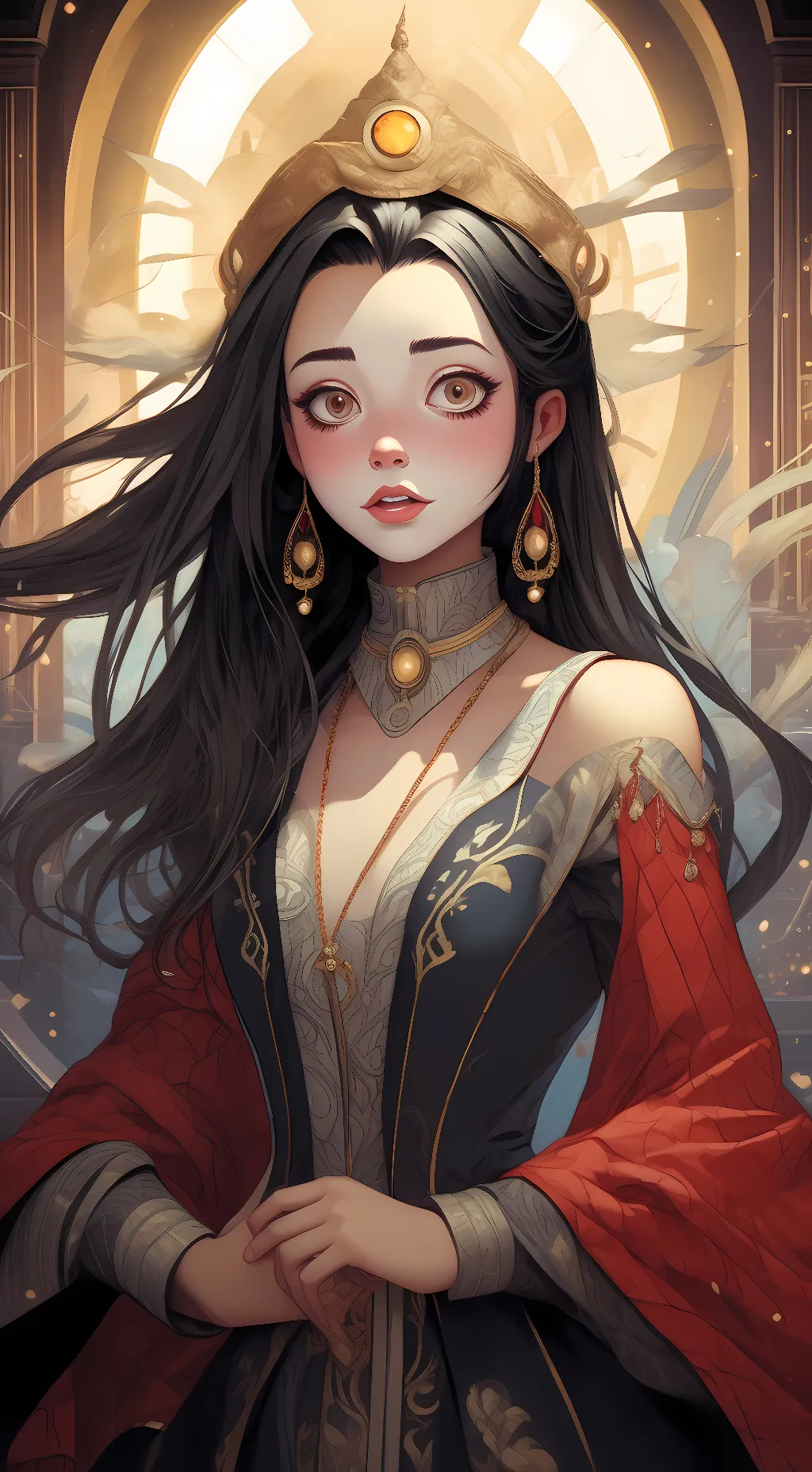 ai character: Nezuko chan background