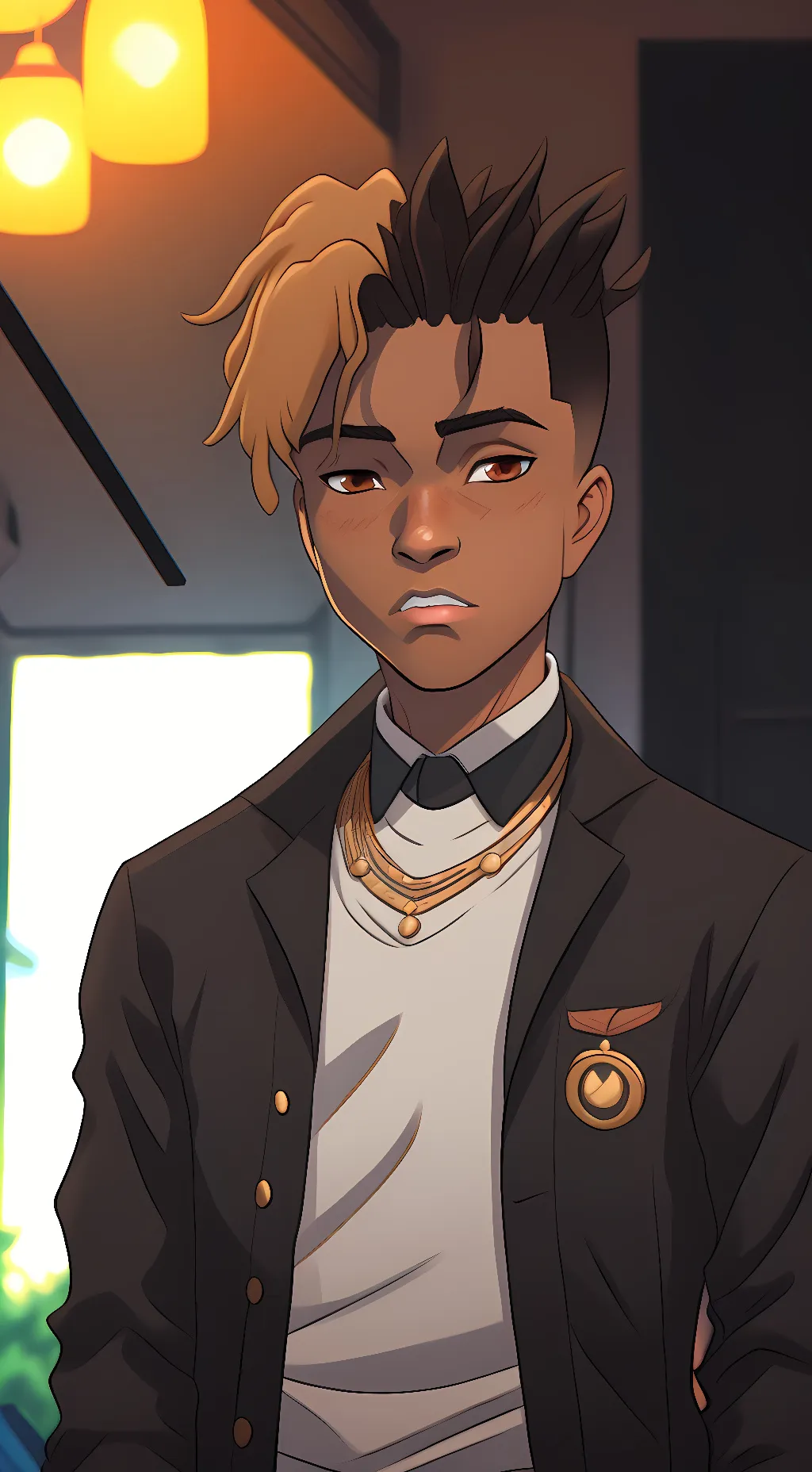 ai character: Harlem background