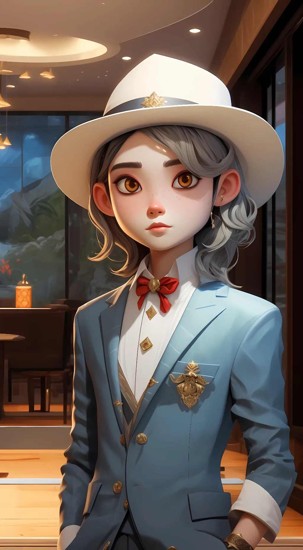 ai character: Tik Tok background