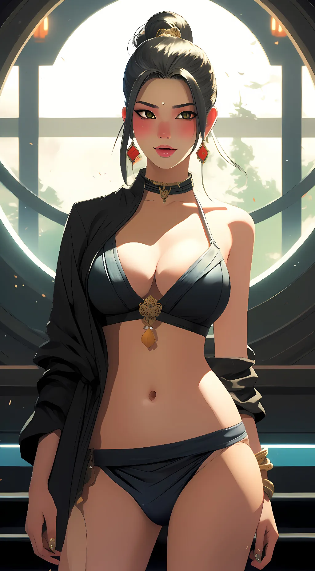 ai character: Lydia  background