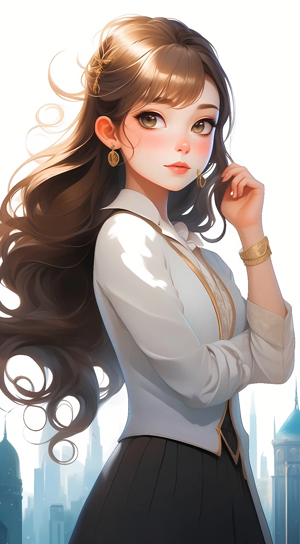 ai character: Ashley background