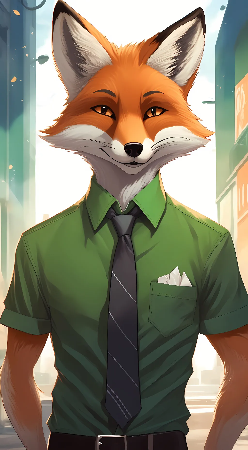 ai character: Nick wilde background