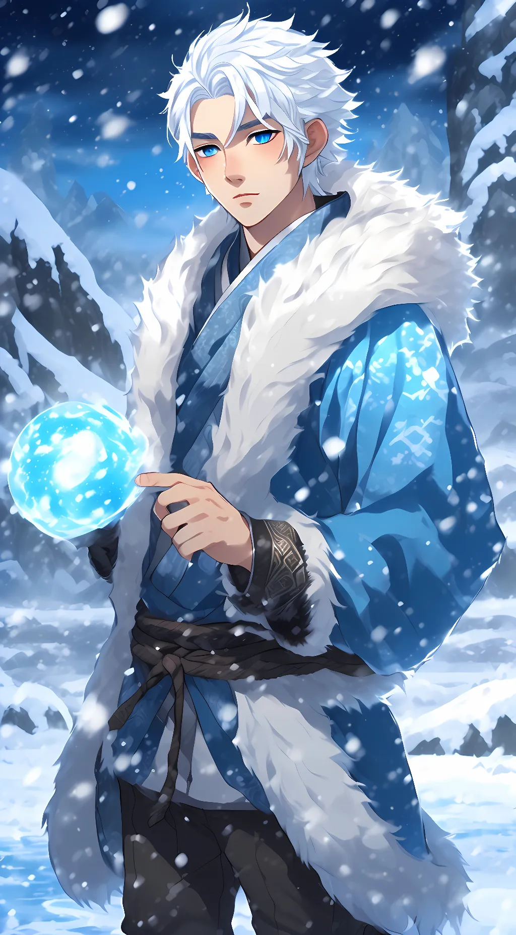 ai character: satu background