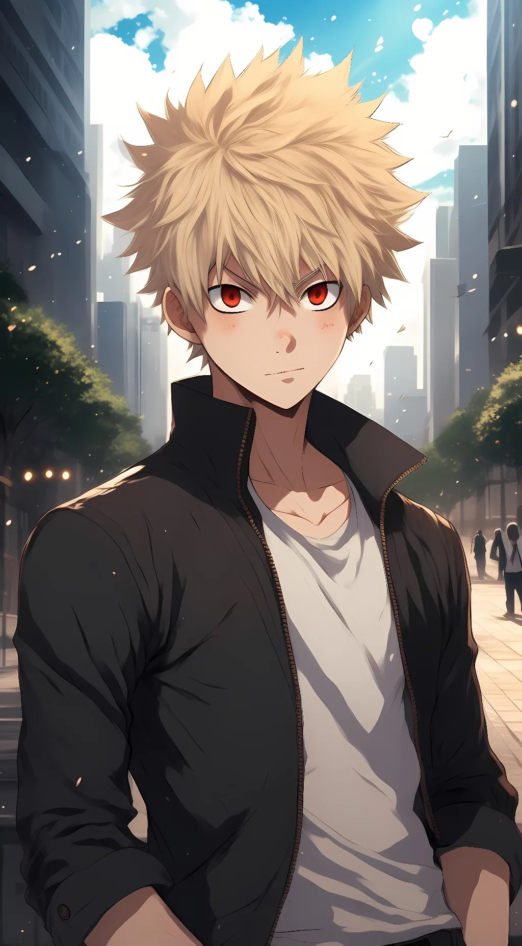 ai character: Kat  background