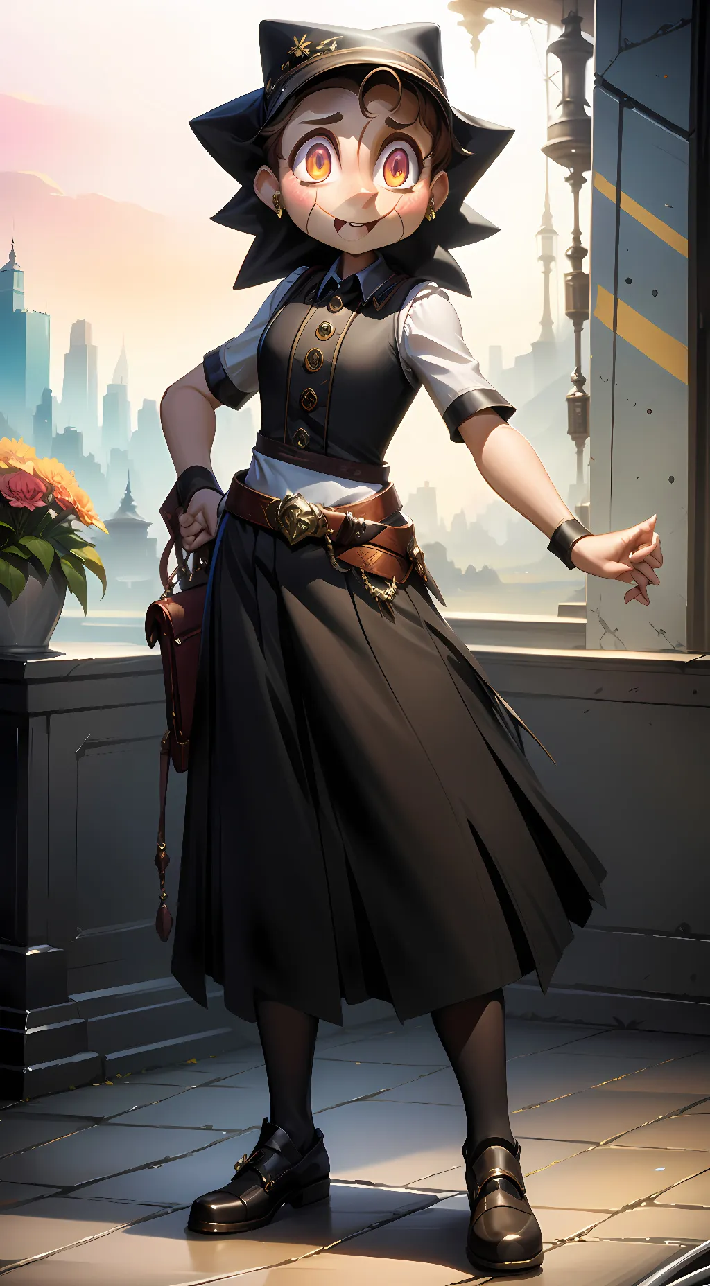 ai character: Sundrop background