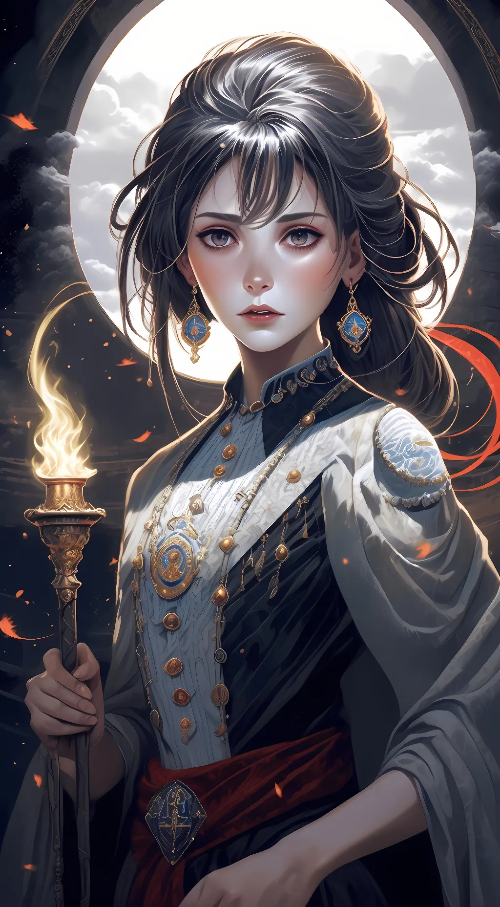 ai character: moonshea background