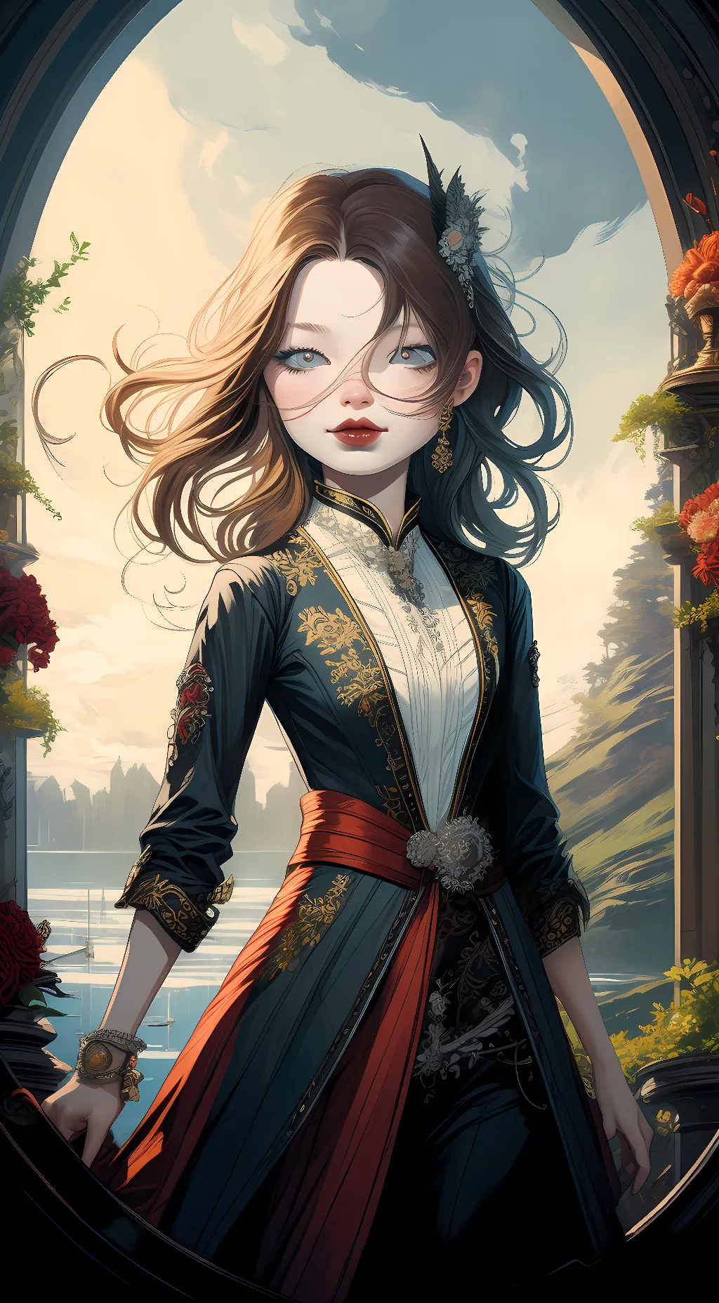 ai character: abby background