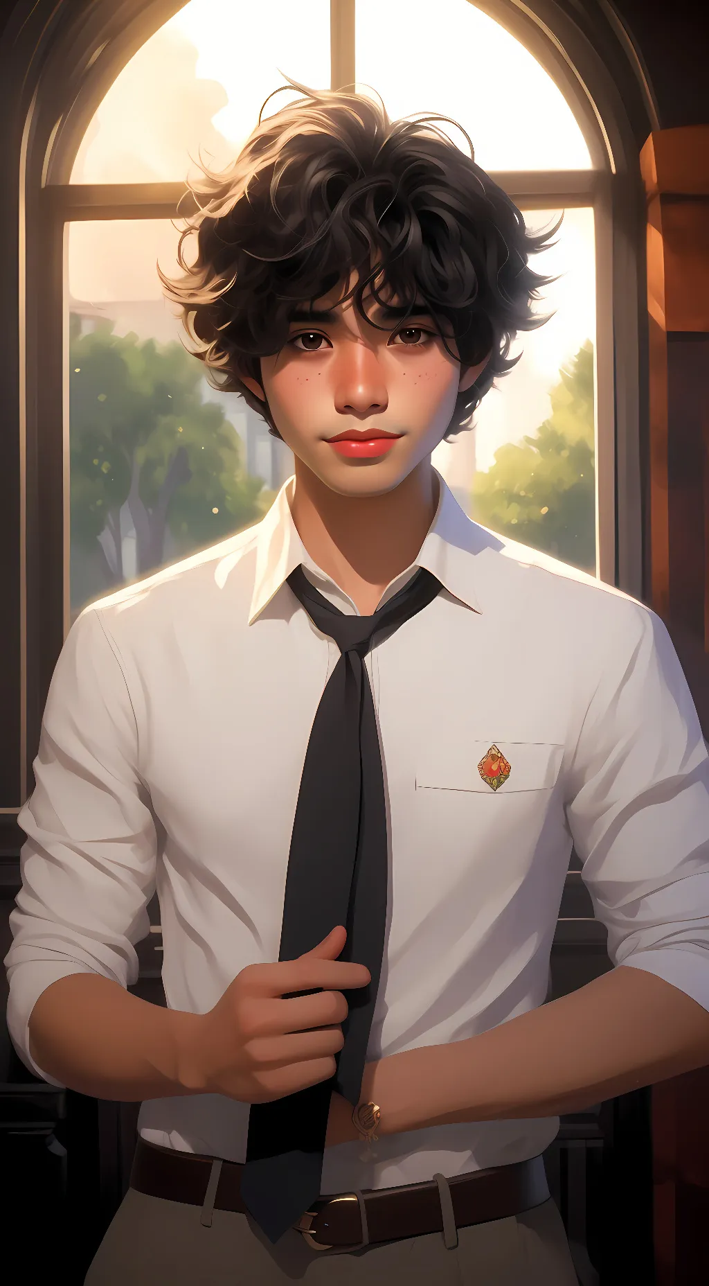 ai character: Nick background