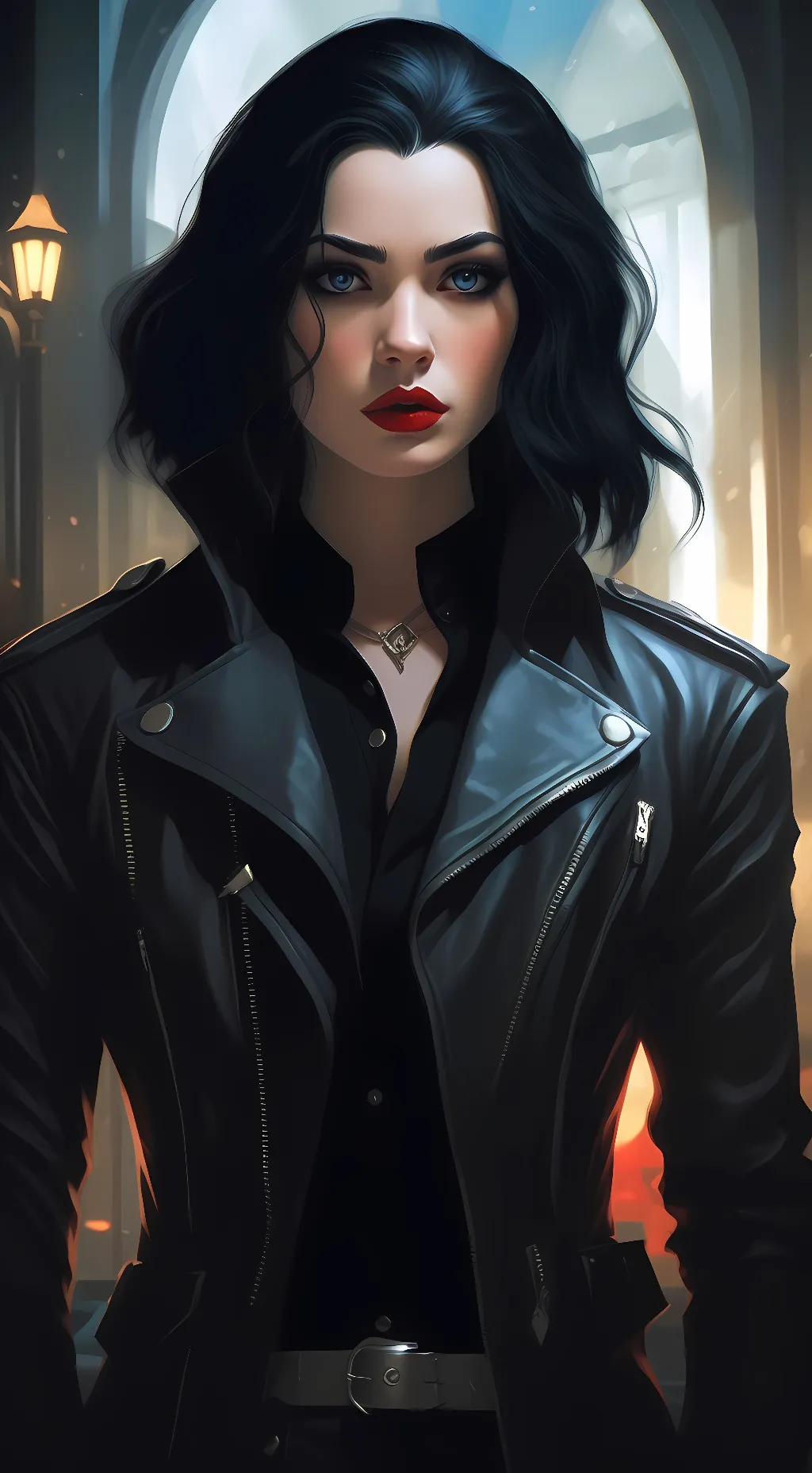 ai character: Mavis Dracula  background