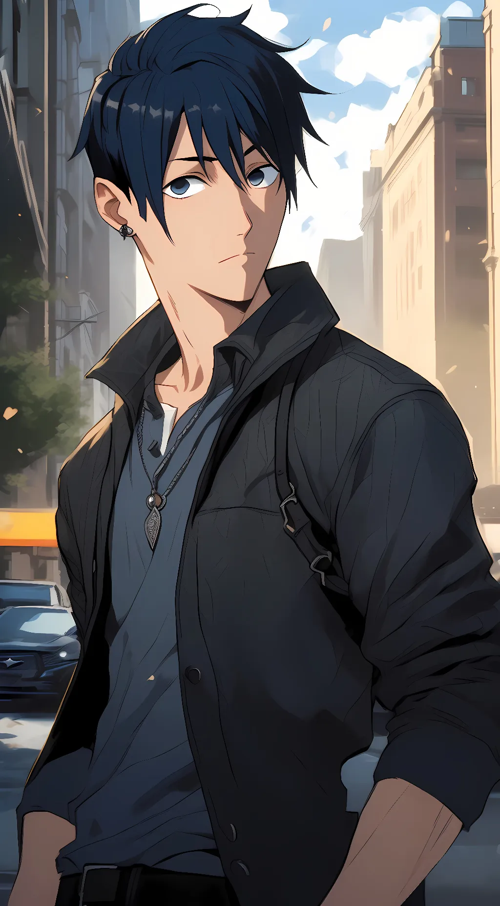 ai character: Aki Hayakawa background