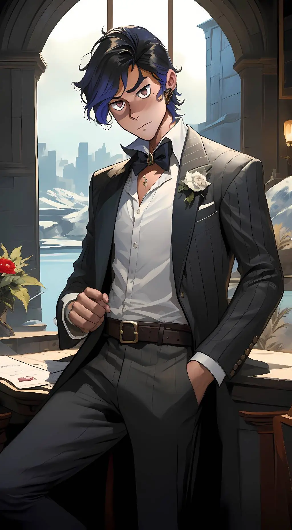 ai character: William Afton background