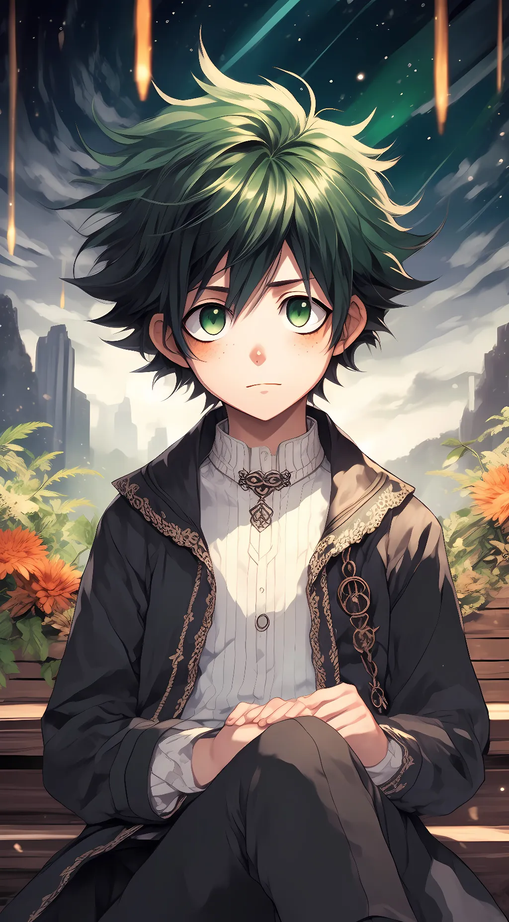 ai character: sussy deku background