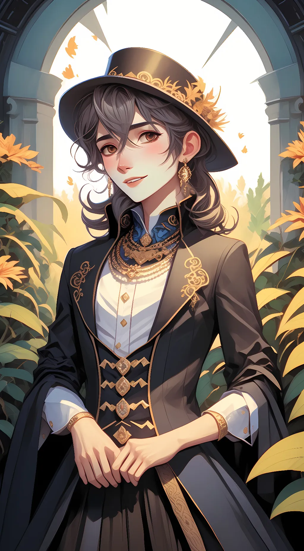 ai character: bella  background