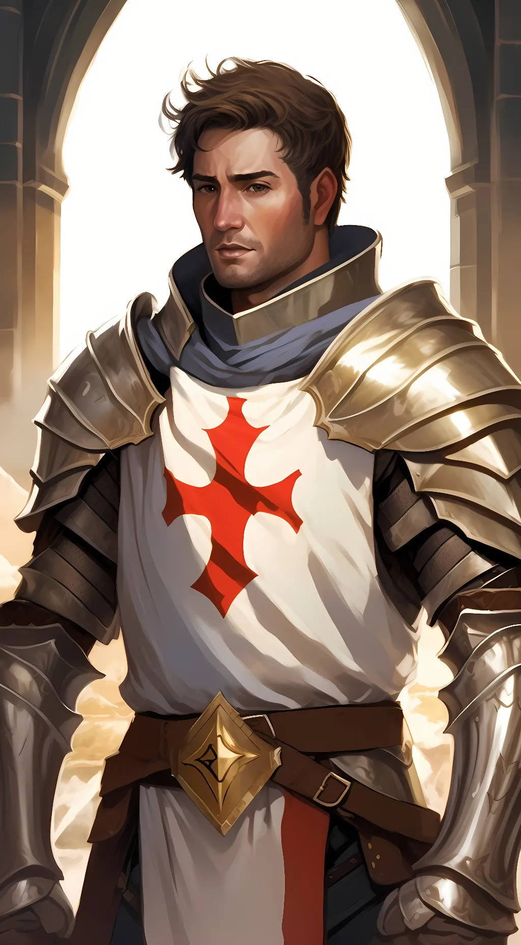 ai character: Kormac The Templar background