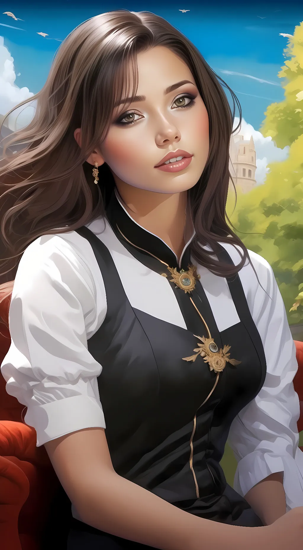 ai character: Vera Burr background