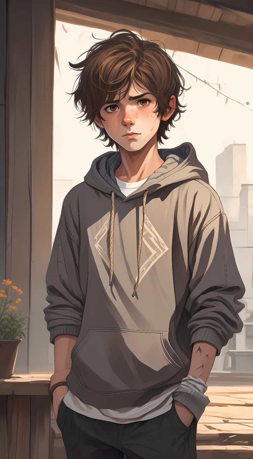 ai character: luke patterson  background