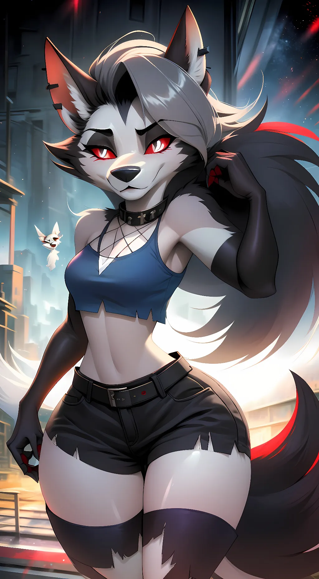 ai character: Loona background