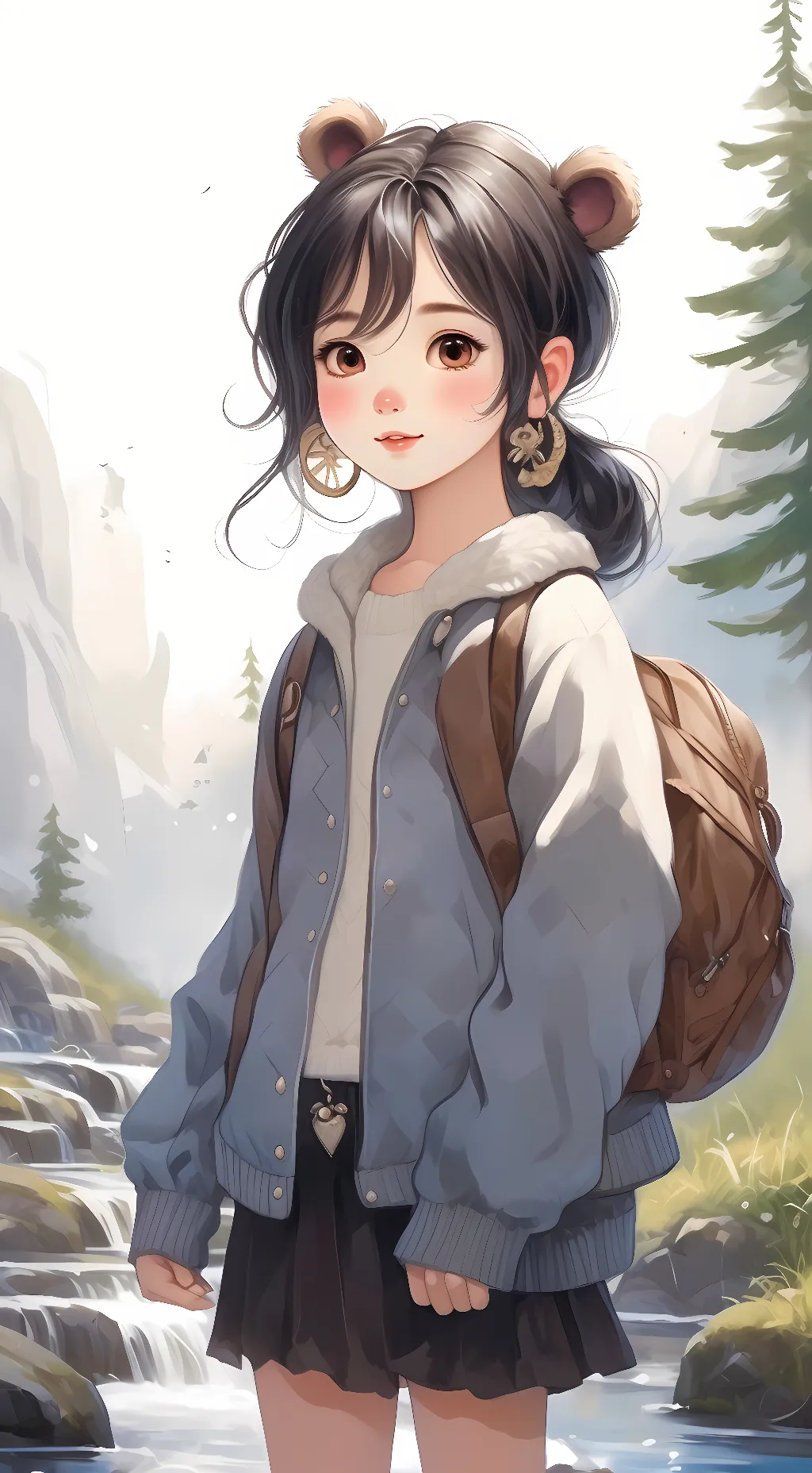 ai character: kiara background