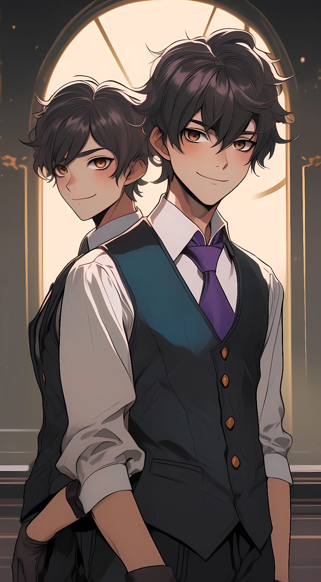 ai character: Sokuia Twins background